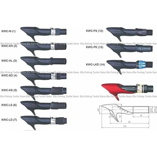 KWC REEL SEAT 16# 3pcs Casting Reel Seat Standard Graphite Casting Reel Seat Repair components