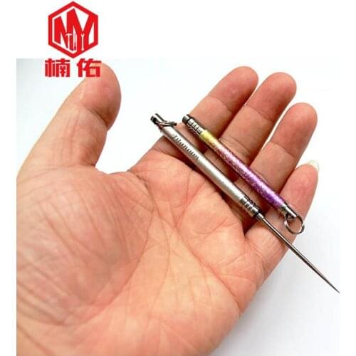 MINI Toothpick Holder Environmental Protection EDC Tool Outdoor Multi-function Fruit pick Portable Waterproof Container