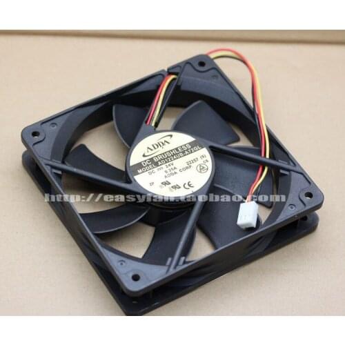 ADDA AD1224UB-A72GL DC 24V 0.25A 120x120x25mm Server Cooling Fan