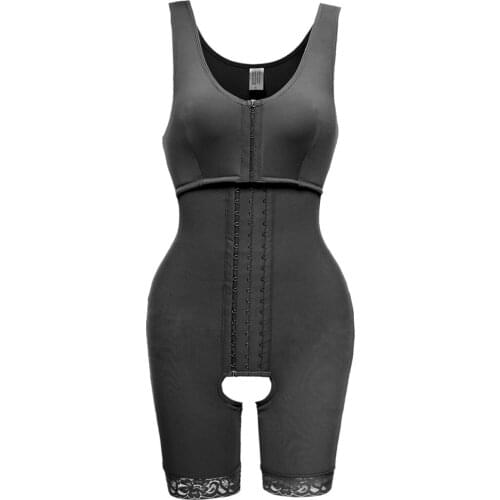 Full Bodysuit Adjustable Shapewear Underwear Body Shaper Thigh Slimmer Tummy Control Spaghetti Strap Bra Jumpsuit Bodycon Romper