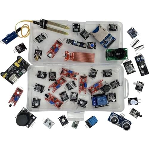 45 in 1 Sensors Modules Starter Kit for arduino, better than 37in1 sensor kit 37 in 1 Sensor Kit whit box