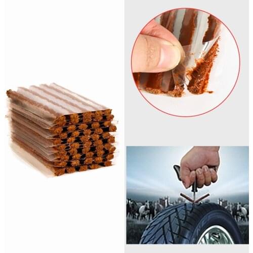 10Pcs Tubeless Tire Repair Strips Strips Stiring Glue Auto Motorcycle For Tyre Puncture Emergency Motorcycle Bike Tyre Repaire