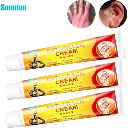 Sumifun 3pcs Repair Anti-Chapping Ointment Foot Hand Frostbite Anti-Cracking Cream Anti Itching Dry Crack Moisturizer Ointment