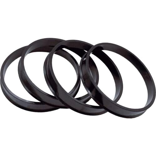 4x 66.6mm - 57.1mm Wheel Spacer Spigot Hub Centric Bore Center Hubcentric Ring Plastic for VW for Audi for Skoda