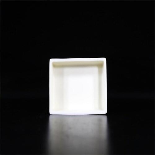 99.3% alumina crucible / 100*40*20 / Rectangular corundum crucible / Al2O3 ceramic crucible / Sintered crucible