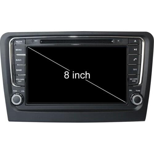 Android 9 4+64G Car DVD player GPS navigation radio Stereo For Skoda Rapid 2013+ multimedia radio tape recorder head unit stereo
