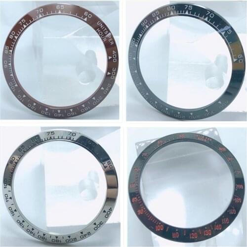 Bliger 40mm Ceramic Watch Bezel Insert For 43mm Mens Watch Face Watches Replace Accessories Inner Diameter 31.5mm