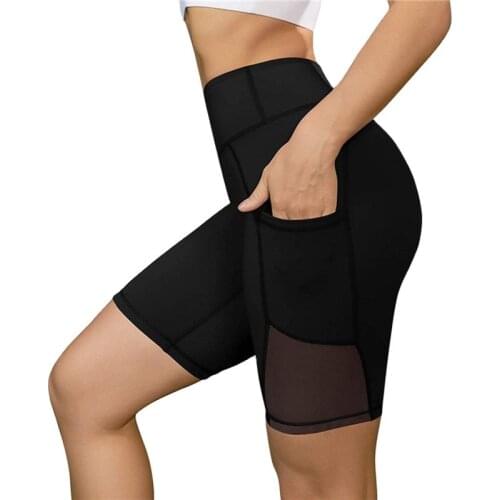Black Biker Shorts Summer Casual Hot Pants Sexy Women Fitness Yoga Shorts Blue Running Workout Gym Wear Gray