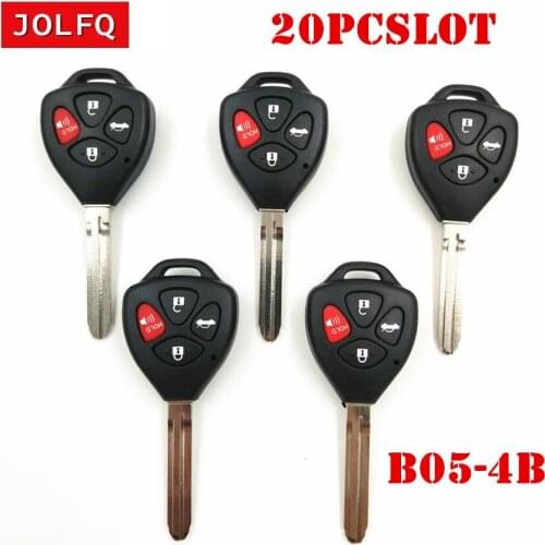 DHL Free shipping KD B05 toyotashape KEY DIY remote for KD900/KD200/URG200/KD300 car key generate device KD B05-3+1 4 Button 4B