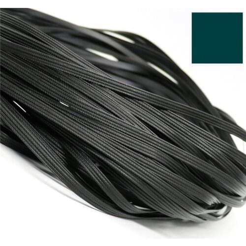 Hot sale Coffee gradient flat synthetic rattan weaving material plastic rattan for knit and repair chair table synthetic rattan