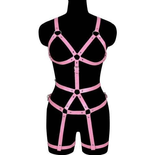 Goth harness Womens Clothing
