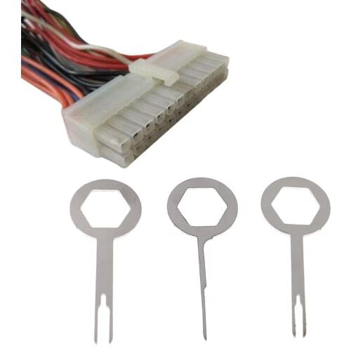 3xCar Plug Terminal Removal Tool Picker Harness Wiring Crimp Connector Extractor Car wire check remove tool kits
