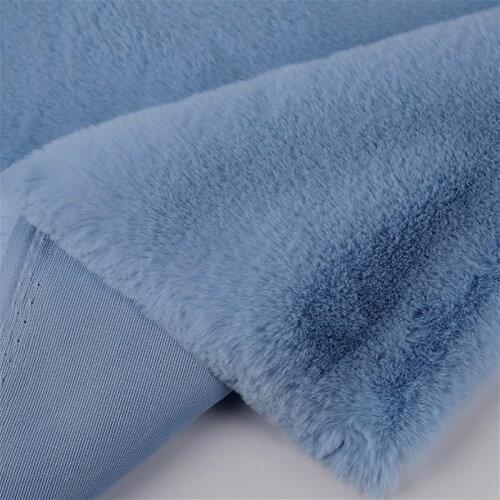 Faux Soft Fur Fabric Rabbit Coat Cap Bag Craft Material