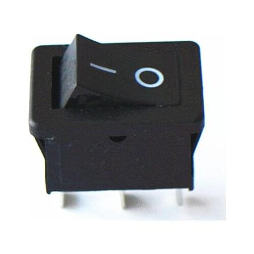 Joying Liang KCD-101 ON/OFF 3-foot Black Rocker Switch 15*21mm 6A 250V AC / 10A 125V AC Household Appliance Switch