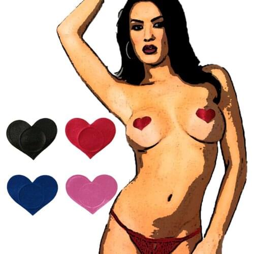 5Pairs heart Adhesive Nipple Covers women Breasts Stickers Disposable tips Milk Paste Anti Emptied Chest Bra lover sex toys