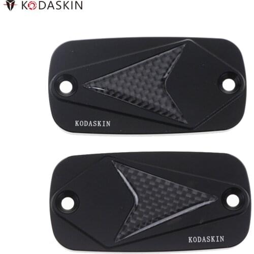 KODASKIN Brake Clutch Fluid Reservoir Caps Covers Protectors 3D Carbon for Honda XADV X-ADV 750