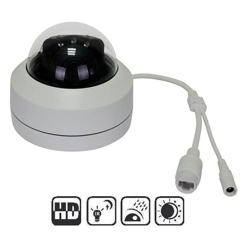 Dome PTZ Camera 3X Optical Zoom 1920x1080P Weatherproof PoE Security Dome IP Camera IR Night Vision 2.5"(SIP-PTZ06)