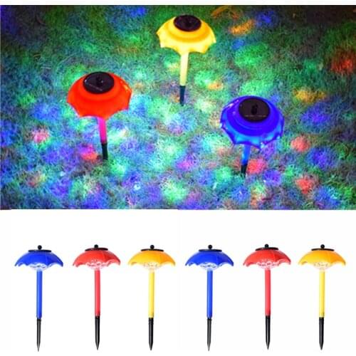 Mini Umbrella Solar Led Light Outdoor Waterproof Garden Decoration Outdoor Solar Light Lighting Control Lawn Light Yard Decor