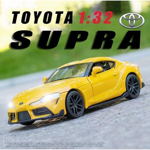 2021 Diecast 1:32 Alloy Car Model JDM TOYOTA Supra Vehicles Miniature Scale Classic Car for Children Collection Gifts Kid Hottoy