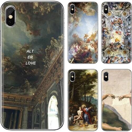 Soft Skin Cover For Huawei Y6 Y5 2019 For Xiaomi Redmi Note 4 5 6 7 8 Pro Mi A1 A2 A3 6X 5X 7A palace versailles Creation Adam