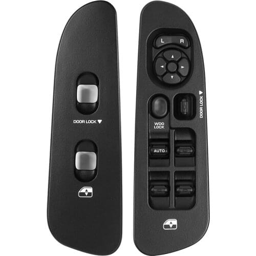 Master Power Window Switch and Bezel, Driver Passenger Window Switch Bezel for 2002-2010 Dodge Ram 1500/2500/3500