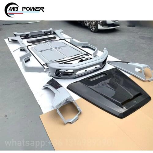 Perfect G class W463A W464 to M style body kit 1:1 match full set with hood scoop fenders door G500 G350 M style auto parts