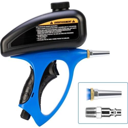 Anti-rust Portable Sandblaster Handheld Pneumatic Anti-rust Sand Blasting Machine Glass Tombstone Sandblasting Gun