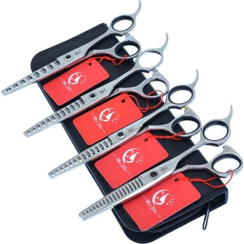 5.75" Professional Pet Scissors for Dog Grooming Japanese Steel Animal Thinning Clippers 35% to 50% Cut Rate Dog Trimmers A0160A