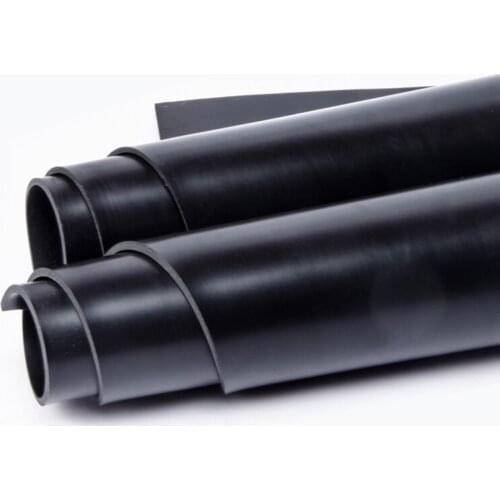 1pc 2/3/4/5/6mm Rubber Pad oil Resistant Non-slip Rubber Sheet Black Insulation Pad thick shock absorption 500*500mm Rubber Mat
