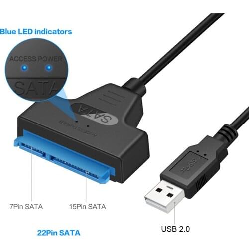 Usb Sata Cable Sata 3 To Usb 3.0 Adapter Computer Cables Connectors Usb Sata Adapter Cable Support 2.5 Inches Ssd Hdd Hard Drive