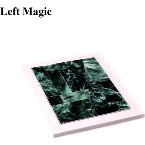 Miracle Block Magic Tricks Area Never Change Puzzle Magic Building Block Magic Tricks Sets Props Toys Perpetual Puzzle by Teny
