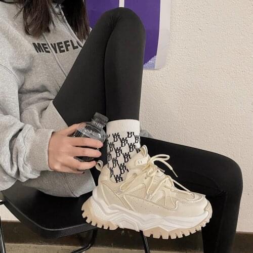 LMCAVASUN Brand Design Chunky Sneakers 2020 Trendy Women Dad Shoes Pink Summer Chunky Shoe Height Increase Womens Sneaker