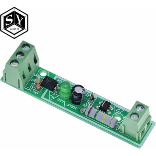 1-Bit AC 220V Optocoupler Isolation Module Voltage Detect Board Adaptive 3-5V For PLC Isolamento Fotoaccoppiatore Module