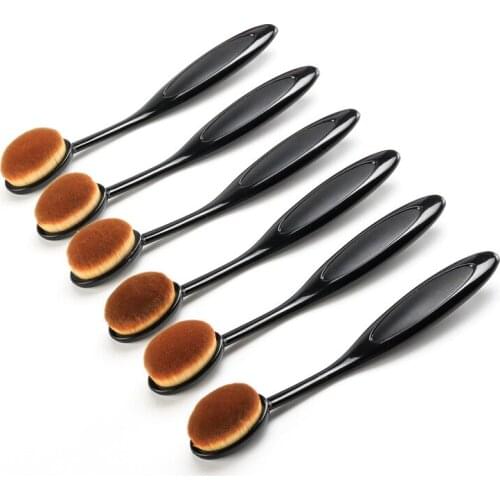 1Pcs Professional Portable Toothbrush Type Makeup Brushes Cosmetics Face Foundation Blending Brushes For Make Up Beauty