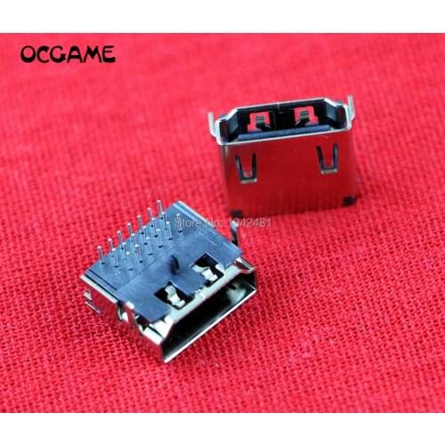 120PCS/LOT For Playstation 3 HDMI-compatible Socket Interface Connector For PS3 Slim CECH-2000 HDMI-compatible Port OCGAME