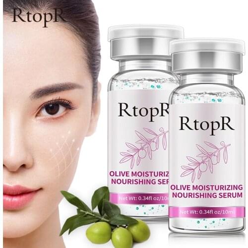 2PCS Olive Anti-wrinkle Hyaluronic Acid Anti-aging Moisturizing Face Serum Whitening Face Care Firming Face Skin Care Essence