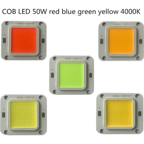 20pcs COB chip hight power full power 4640 50W 12B10C 1500MA LED lamps 6000LM high power long life good 3years for floodlight