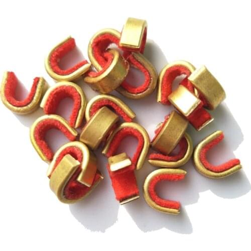 50pcs Archery Buckle Clips Copper Clips Hunting Arrows Points Bow String Position Nocking Clips