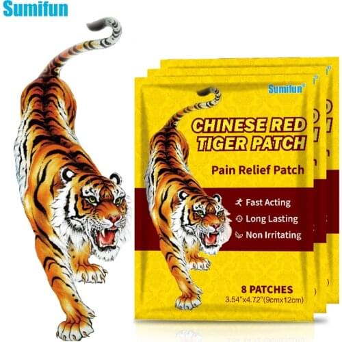 8pcs Sumifun Tiger Balm Pain Relief Patch Inflammations Arthritis Joint Pain Relief Sticker Lumbar Spine Ache Medical Plaster