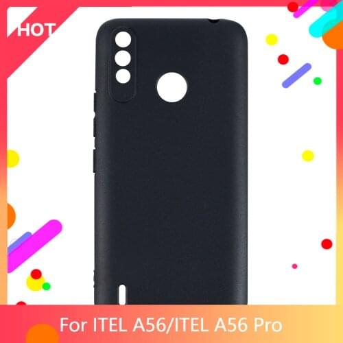 A56 Case Matte Soft Silicone TPU Back Cover For ITEL A56 Phone Case Slim shockproof