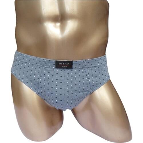 Free Shipping Free Cotton Sexy Trunks for Men On Sales Butt Enhancing Mens Printing Briefs/ Mens Underwear 5pcs/lot