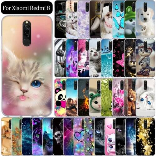 Case For Xiaomi Redmi 8 Case Silicone Soft Back Cover For Xiaomi Redmi 8 Cover Redmi8 Phone Case Funda Coque Bumper Protective