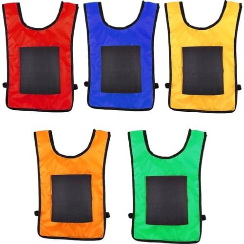 Kids Outdoor Sport Game Props Vest Sticky Jersey Vest Waistcoat with Sticky Ball Throwing Toys For Children Sports Toy