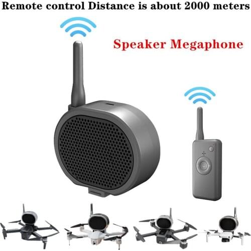 Drones Speaker Megaphone For Drone Camera Aerial Broadcasting With Loudspeaker Control Distance 2000m for Drone RC Car RC Roat