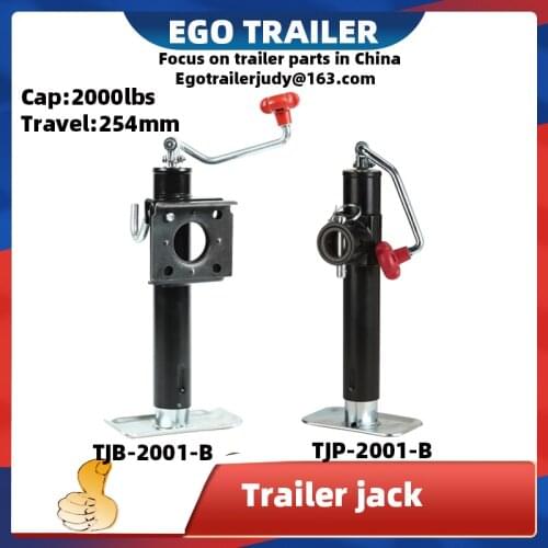 EgoTrailer 2000lbs X10inch top Swivel Weld-on Trailer jack Camper RV Parts Caravan Accessories Stands Support Legs corner steady