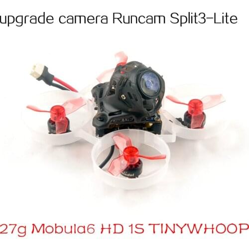 Happymodel Mobula6 HD 1080P Runcam Split3-Lite DVR 65mm Crazybee F4 Lite 1S Whoop FPV Racing Drone FRSKY/FLYSKY/TBS BNF
