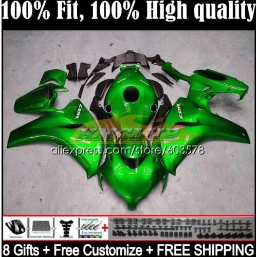 Injection For HONDA CBR1000 RR CBR 1000RR 48CL.67 CBR1000RR 08 09 10 11 CBR 1000 RR CC 2008 2009 2010 2011 Fairing Gloss green