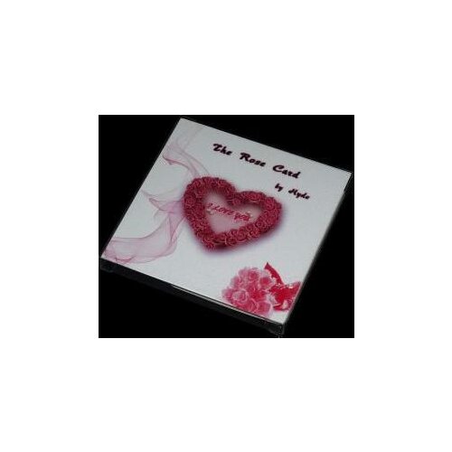 The Rose Card - Magic Tricks,Stage,Close up,Romantic Magic,Accessories,Mentalism,Comedy,Party Magic