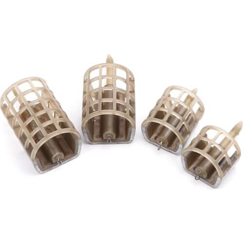 25G 30G Lead Fishing Tackle Feeder Fishing Feeder Tool Accessories Bait Cage