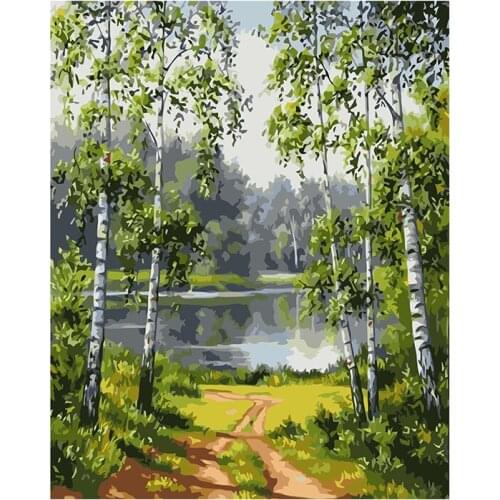 Paint By Numbers Oil Painting Kit Canvas DIY Oil Painting By Numbers Wall Art Decorations for Home Gift Arts & Hobbies 40×50